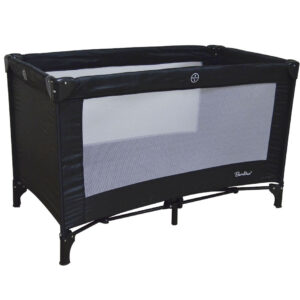 Cuna de viaje abatible Classic negra