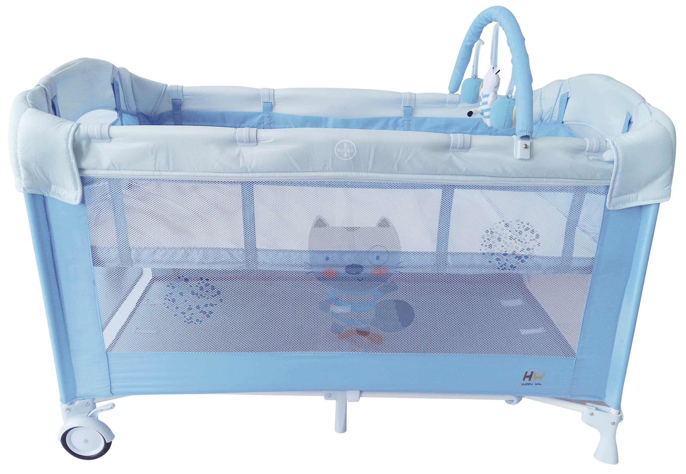 Cuna de Viaje Baby Azul
