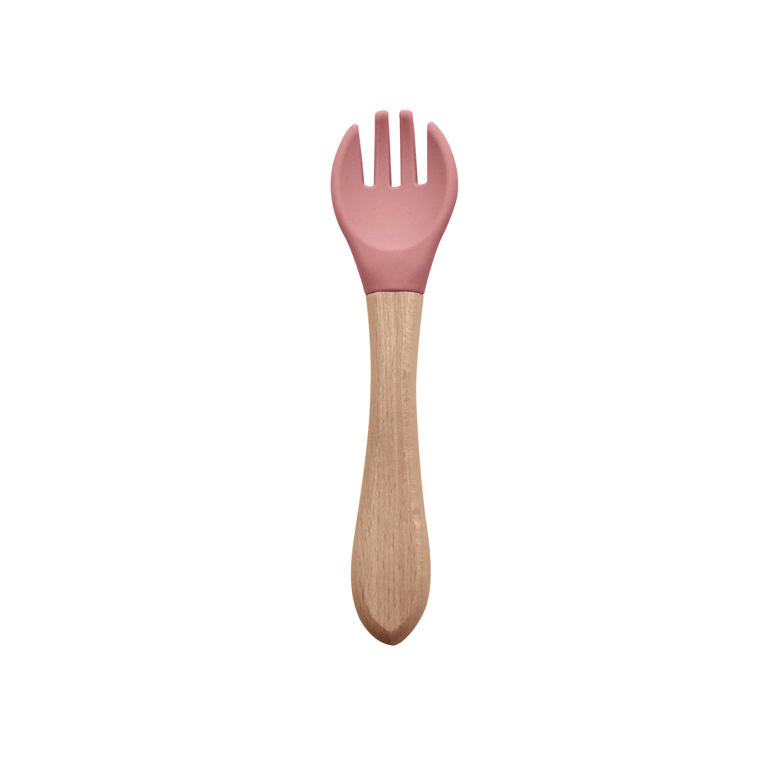 Set de cuchara, tenedor y plato Feedy Rosa - Imagen 4