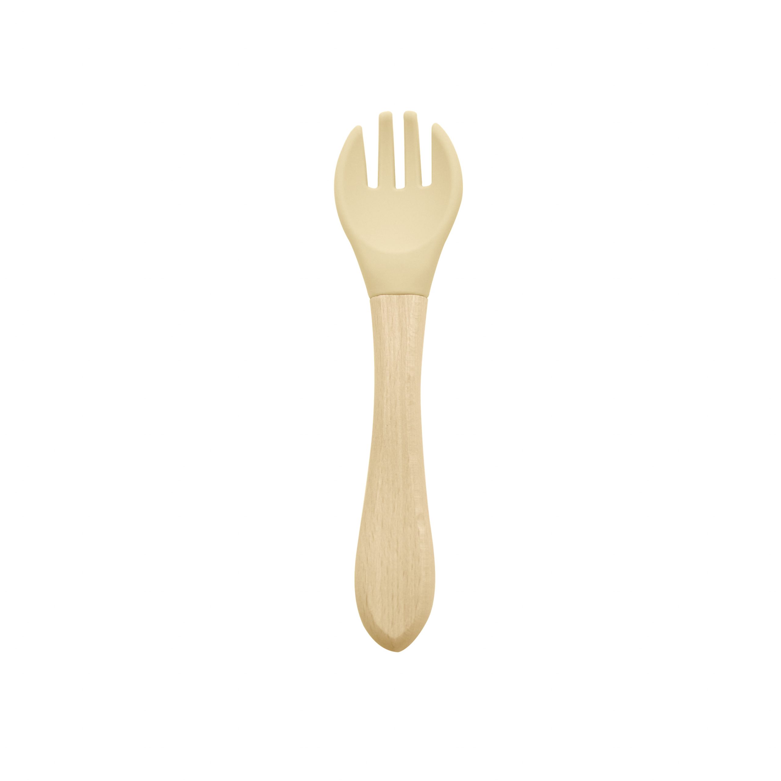 Set de cuchara, tenedor y plato Vaso Beige - Imagen 4