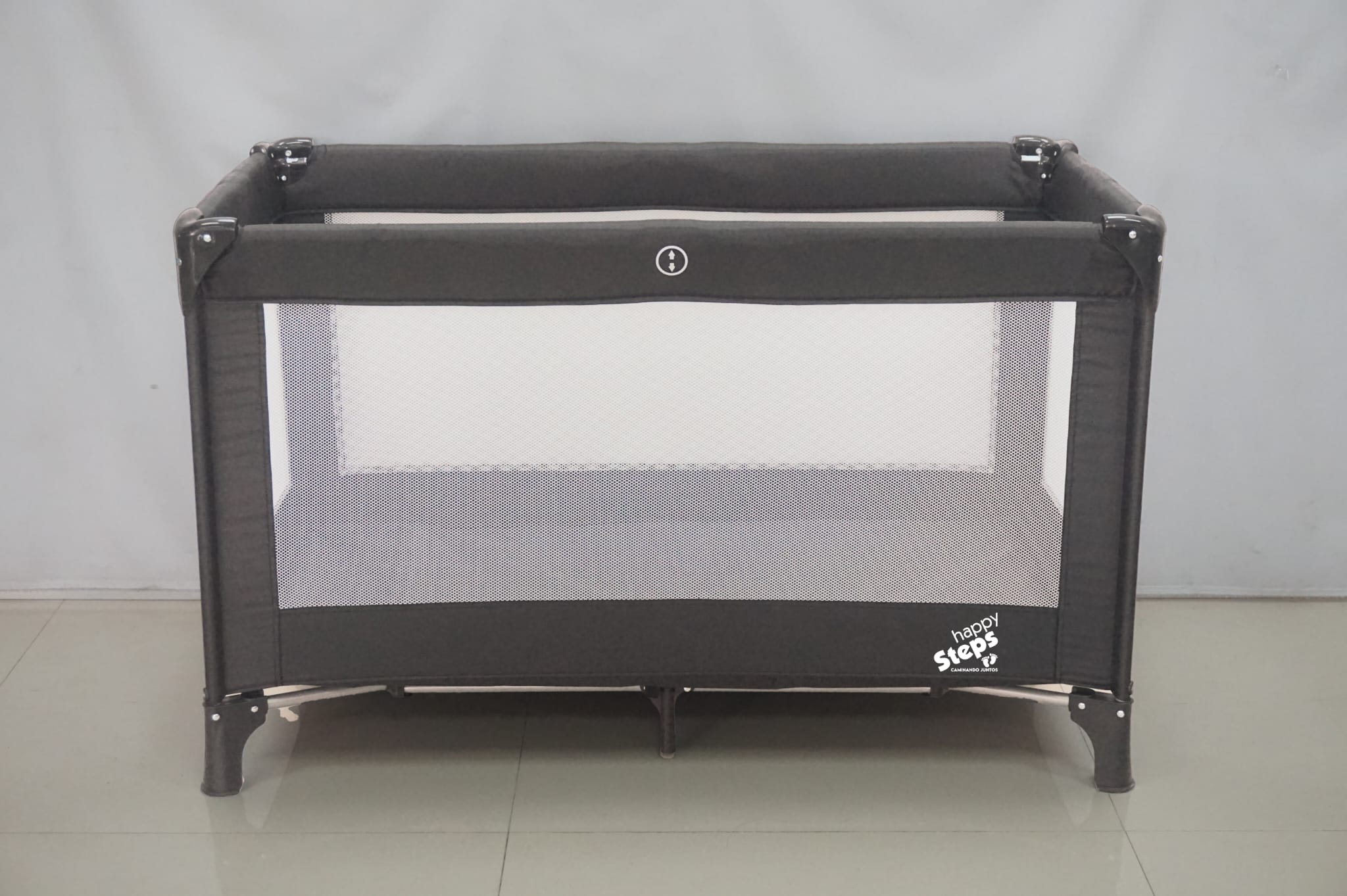 Cuna de viaje sencilla Classic Gris