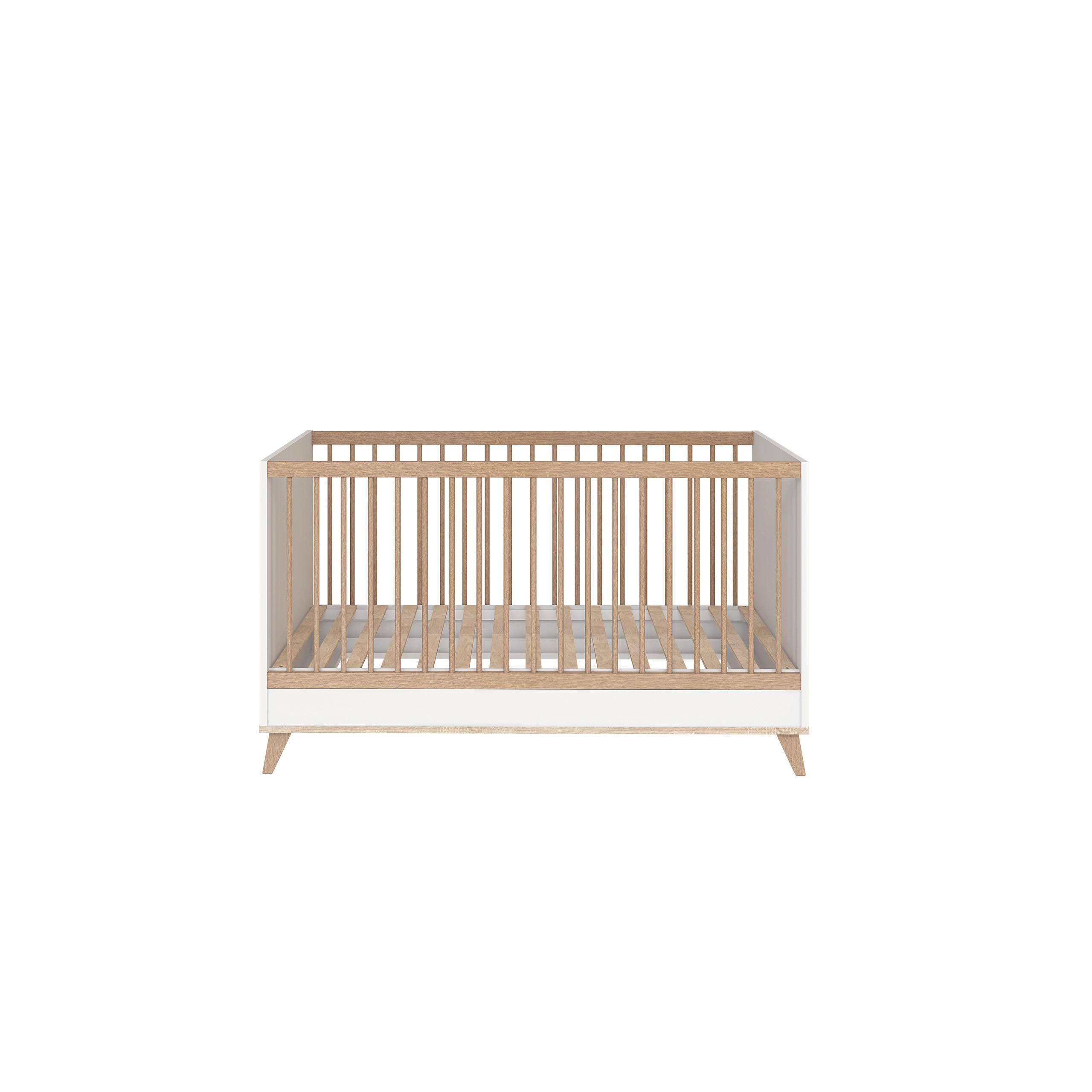 Cuna 140x70 Flip White & Oak - Imagen 2