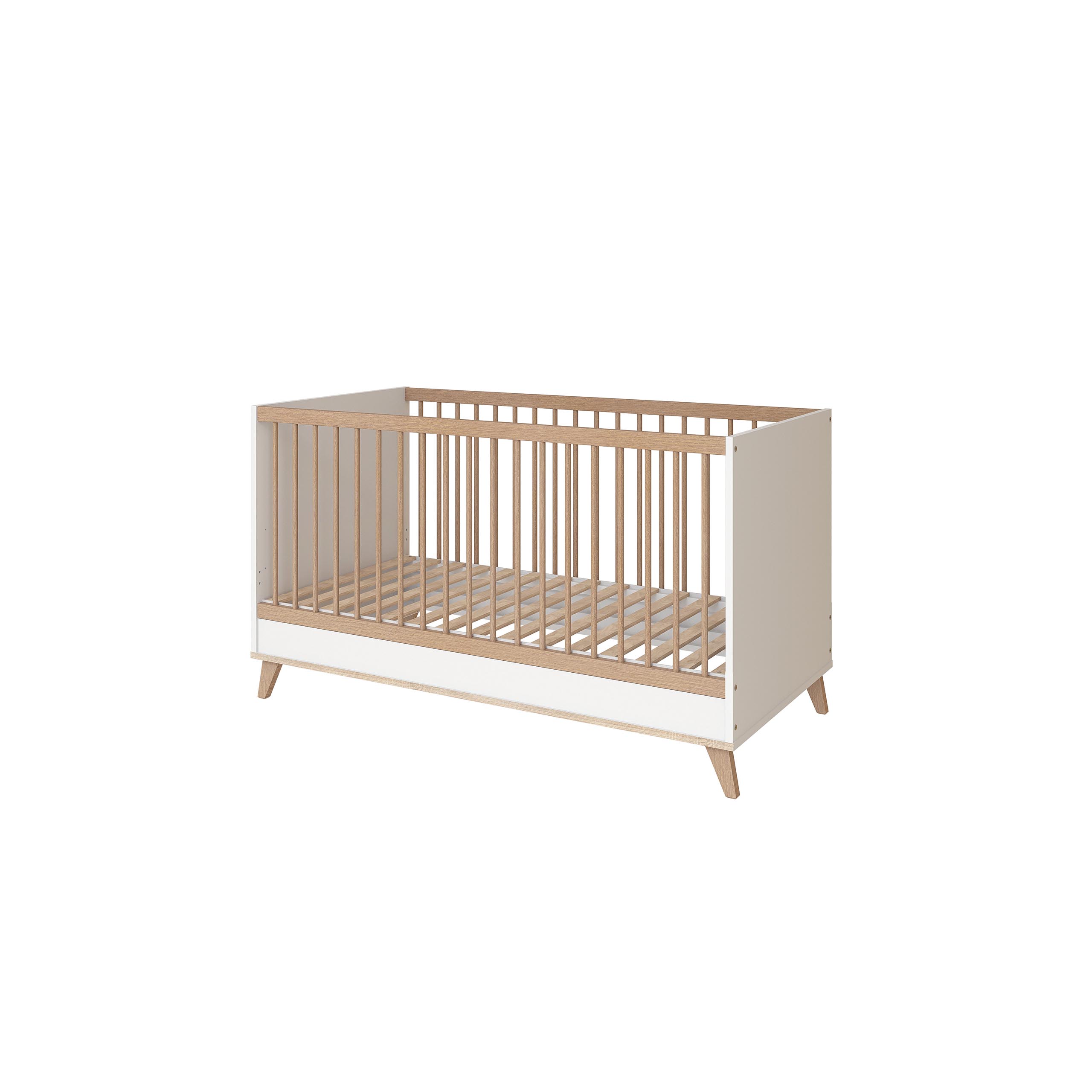 Cuna 140x70 Flip White & Oak - Imagen 3