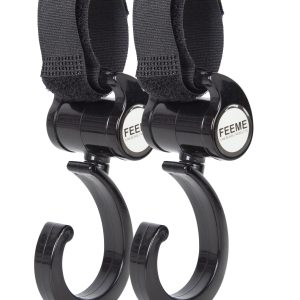 Set de 2 Ganchos rotación para Silla Buggy