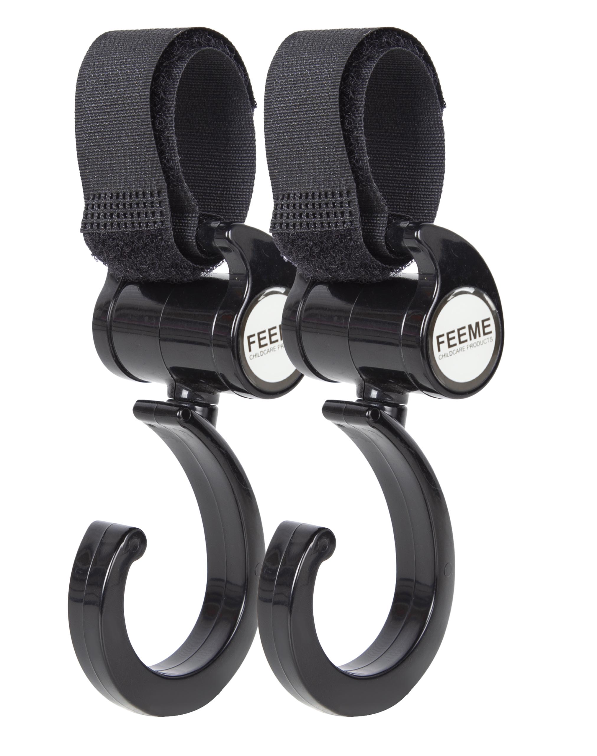 Set de 2 Ganchos rotación para Silla Buggy