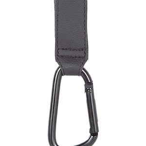 Set de 2 Ganchos Leather Hook Negro