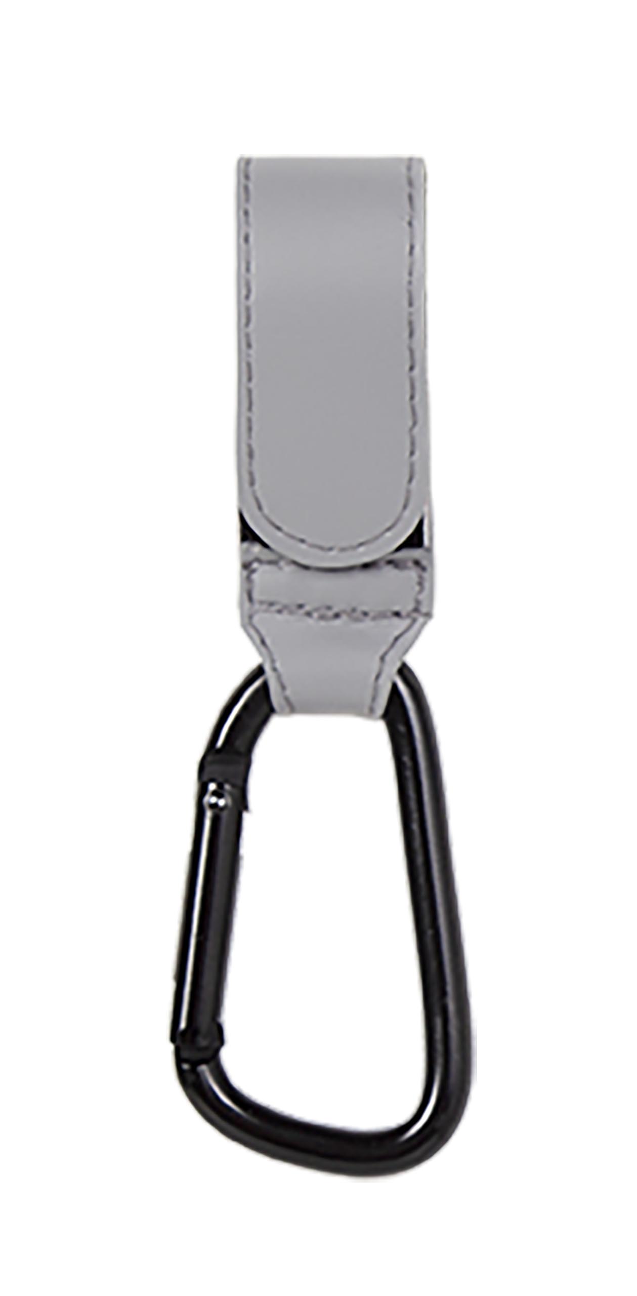 Set de 2 Ganchos Leather Hook Gris
