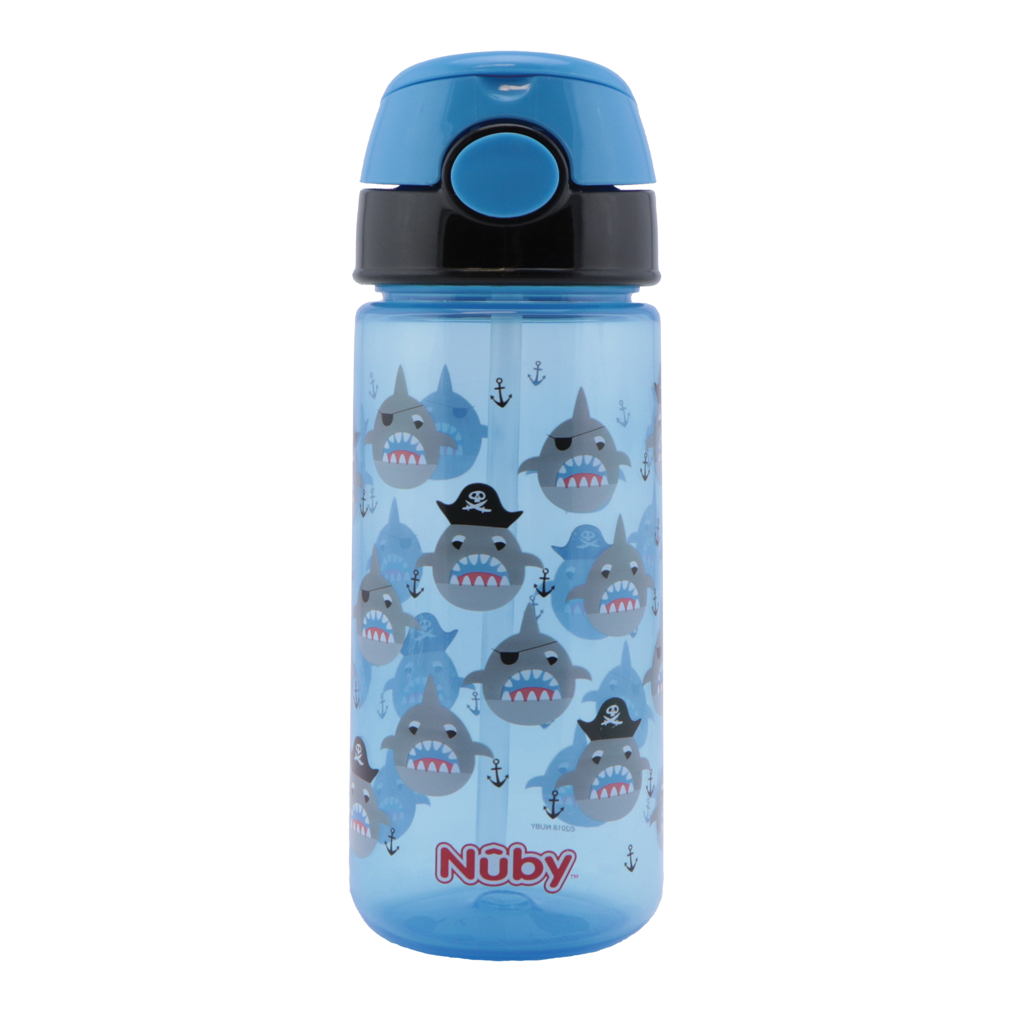Nuby Copa suave 540ml azul + 3 años