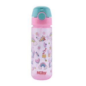 Nuby Copa suave 540ml Rosa + 3 años